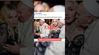 Madonna s’affiche 🔞 avec le pape ! 😐 #madonna #popculture #chrétiens #news
