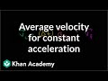 Velocity and Acceleration Concepts