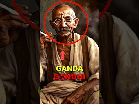 Dark Unknown Truth of Gandhi ji 🤯 #gandhi #darktruth #gandhijayanti #shorts #short