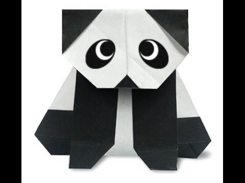 How to make origami Panda - YouTube