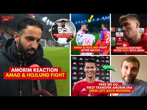 "THIS IS PERFECT"❗Amad & Hojlund Fight😱Amorim & Hojlund Responds😍Rashford to Sell🔁Man Utd News