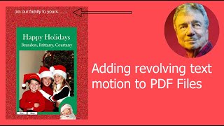 Creating revolving motion text