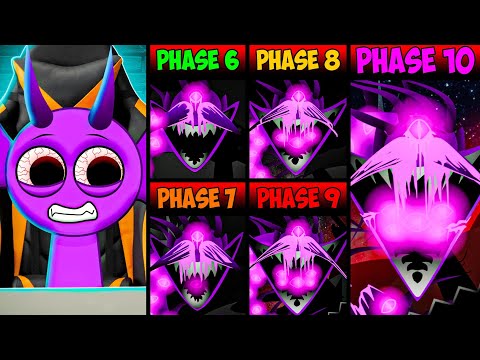 Sprunki Incredibox Durple React To New Phase 10 VS Phase 9 VS Phase 8 VS Phase 7 VS Phase 6