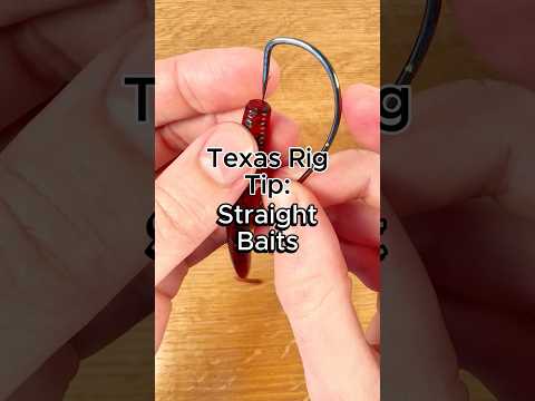 Pro Tip for Texas Rig Fishing #fishing #bassfishing #fishingtips
