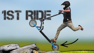 Finally I build a e scooter at home | DIY scooter