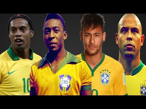 The LEGENDARY Brazilian Way to Play Football ● Pelé - Ronaldo - Ronaldinho - Neymar