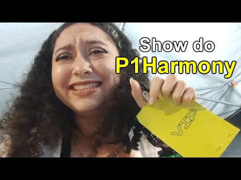 Vlog no Show do P1Harmony tudo oque aconteceu lá