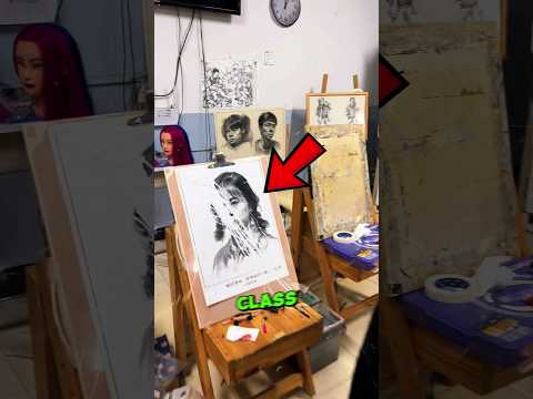 This Girl Drew INCREDIBLE Art #shorts #art