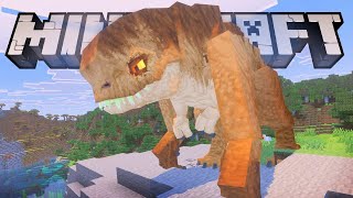 THE D-REX IS IN MINECRAFT! Jurassic World Rebirth Minecraft DLC Gameplay