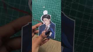 NO!!😭 I RUINED my drawings by making KEYCHAIN💀 #shorts