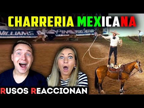 RUSOS REACCIONAN a CHARRERIA MEXICANA por PRIMERA VEZ 😱