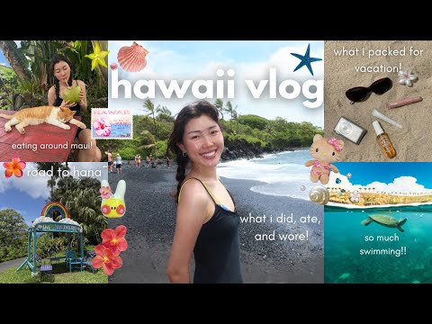 everything i did on maui, hawaii 𓇼🧉❀🐚 (exploring road to hana, eating, snorkeling!)