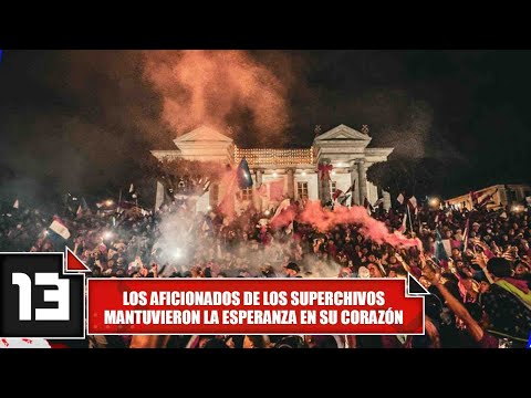 Los aficionados de los Superchivos mantuvieron la esperanza en su corazón