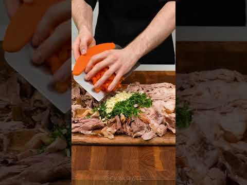 No one has done anything like this before! It is eaten until the last piece