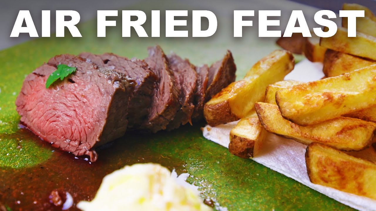 Steak frites from scratch in 'air fryer, ' with next-day quesadilla