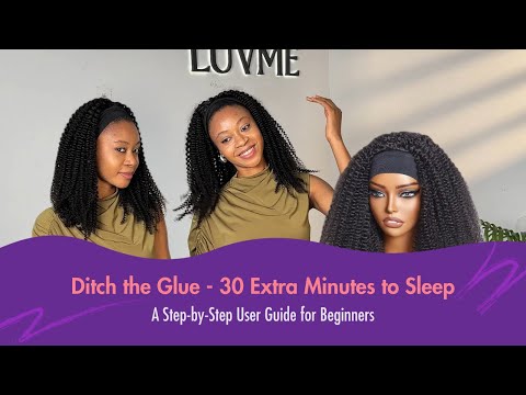 Step-by-Step User Guide for Beginners💜Watch me slay this easy wig install in minutes! ⏰ #luvmehair