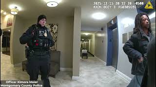 Montgomery County Police Death of Individual Following Release from Police Custody 12-15-25 Footage