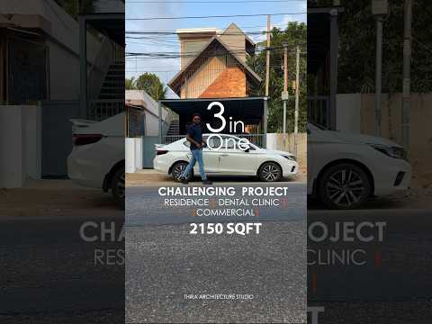 😍😍CHALLENGING 2150 SQft RESIDENTIAL PROJECT / AMAZING INTERIOR DESIGN🤩#shorts #shortsfeed#challenge