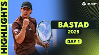 Darderi Battles Collignon & De Jong Faces Rejchtman Vinciguerra | Bastad 2025 Highlights Day 1