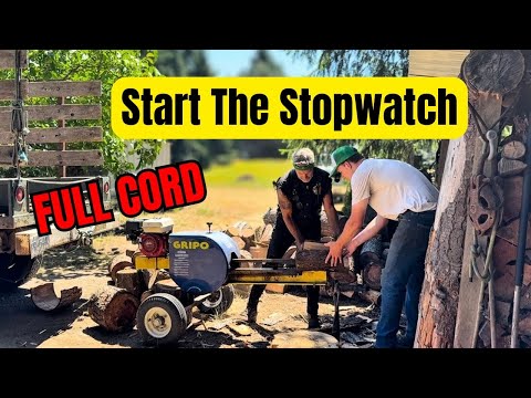 CORD OF WOOD, Split, start to finish, TIMED.