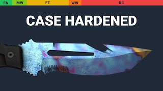 Survival Knife Case Hardened Wear Preview