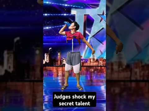 AGT, got talent | judge shock my secret talent 😱 #amazing