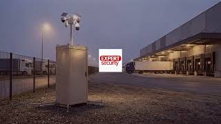 Mobiler Videoturm für Lagerflächen und Betriebsgelände – 24/7 Diebstahlschutz