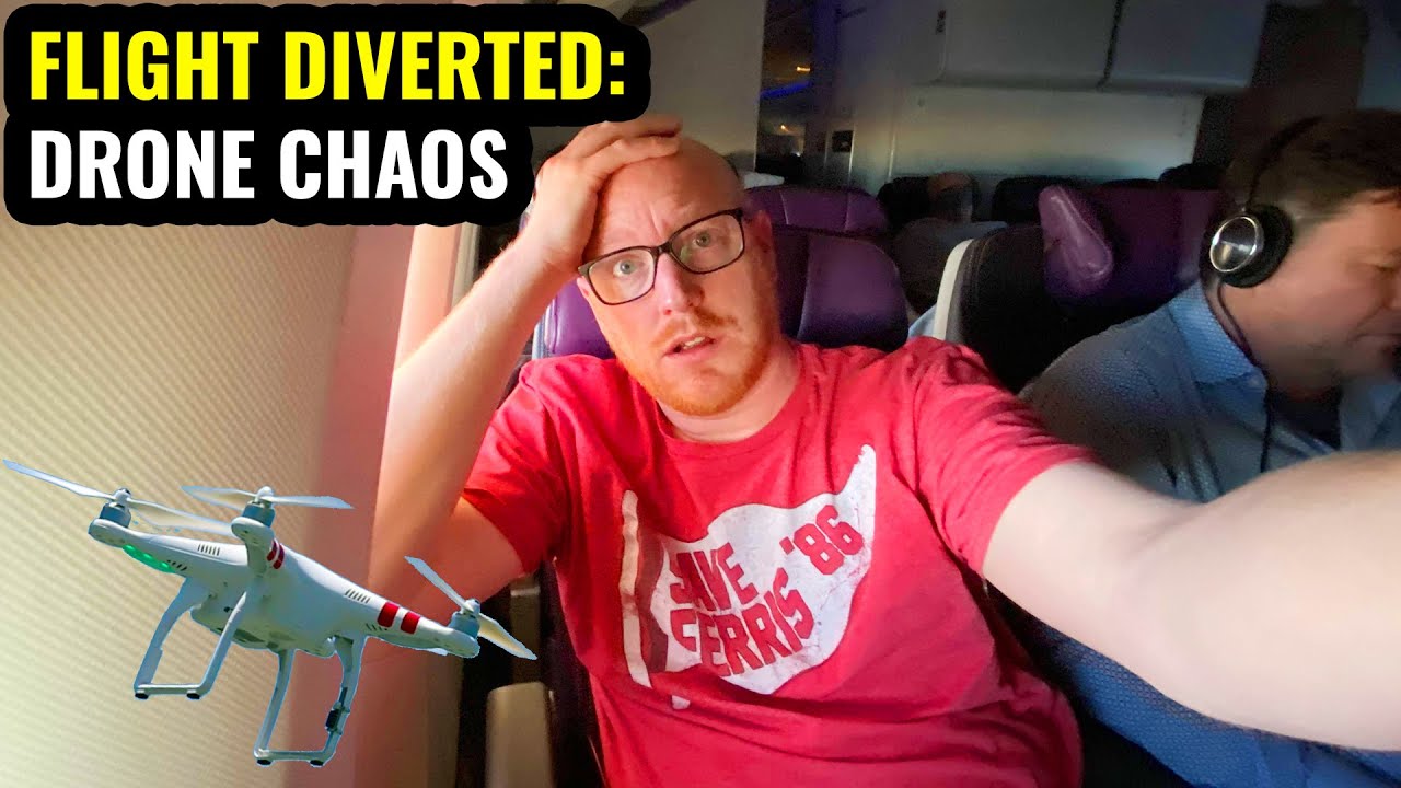 DRONE CHAOS! How I Ended Up Flying United Premium Plus