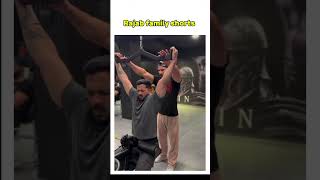 Rajab Butt Gym Training With Coach 💪 | Motivation Short | Rajab Family Vlogs