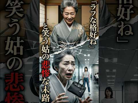 「ラフな格好ね」と笑う姑の悲惨な末路 #スカッとする話 #スカッと #話題のスカッと #嫁姑 #嫁姑問題