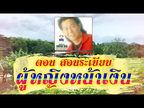 ผู้หญิงหน้าเงิน - ดอน สอนระเบียบ [ Official Audio ]