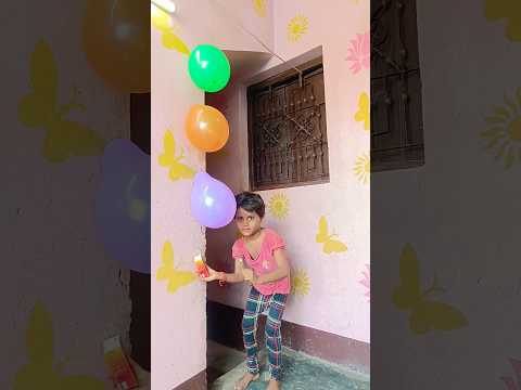 Lam no bong bay nhan qua bat ngol Burst balloons to receive surprise #shortvideo#viral 😋😱🤣