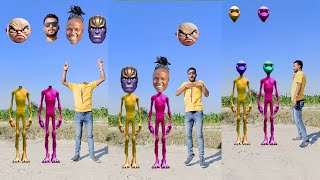 Two funny damu to cosita & my correct head matching vs dance vfx 😎