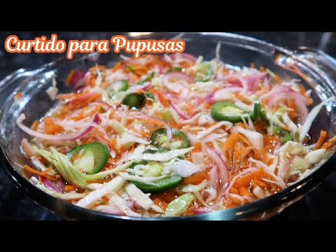 EL MEJOR CURTIDO PARA "PUPUSAS" TIPS QUE NO TE DICEN