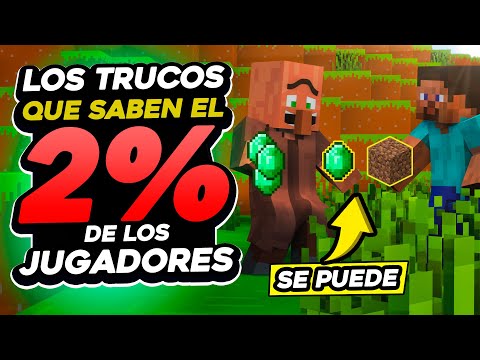 Los TRUCOS que saben el 2% de los JUGADORES de Minecraft