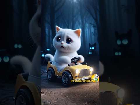 lost cat chasing mom😭