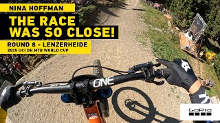 GoPro: The Race Was So Close! - Nina Hoffman Women's Final Run - '25 UCI DH MTB World Cup