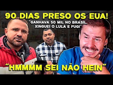 PATRIOTA FUGIU PROS EUA PRA NÃO SER PRESO NO BRASIL (mas foi PRESO nos EUA)