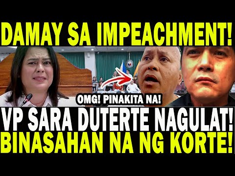 OMG! PINAKITA NA! GRABE VP SARA DUTERTE NAGULAT! DAMAY SA IMPEACHMENT! BINASAHAN NA NG KORTE!