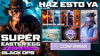 DESBLOQUEA el "SUPER EASTER EGG" ASÍ: TODOS los REQUISITOS I GUÍA COMPLETA I Black Ops 7 Zombies