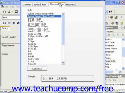 crystal reports 2013 tutorial