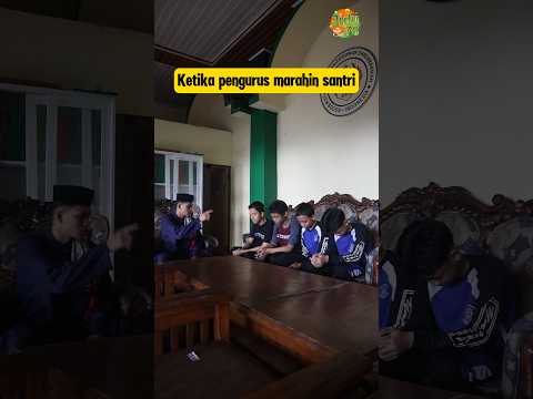 Ketika pengurus marahi santri #santri #funny #shortvideo