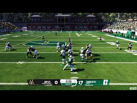 College Football 26 - Appalachian State Mountaineers vs Charlotte 49ers - Gameplay (PS5) [4K60FPS]
