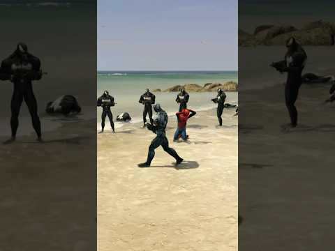 SPIDERMAN SAVE DOLPHIN ๐ฌ FROM ULTRON AND VENOM #gta5 #shorts