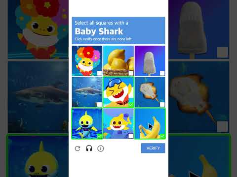 Find the Real Baby Shark! #captcha #fun #babyshark