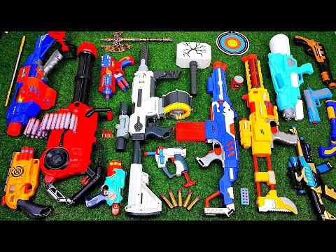 Membersihkan Nerf AK47, nerf m4, Assault Rifle, ShotGun, fast Sniper Rifle, Glock Pistol, nerf gun