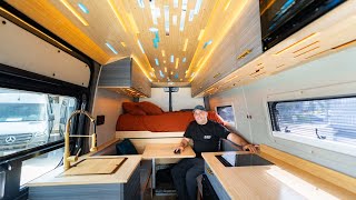 Next-Level 4x4 Van Build w/ TRIPPY Epoxy Ceiling / Jarrod Tocci Van Tour
