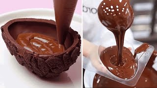 Satisfying Chocolate Cake Making Video 🍫 Beautiful, Eye-catching and Attractive Chocolate Cake