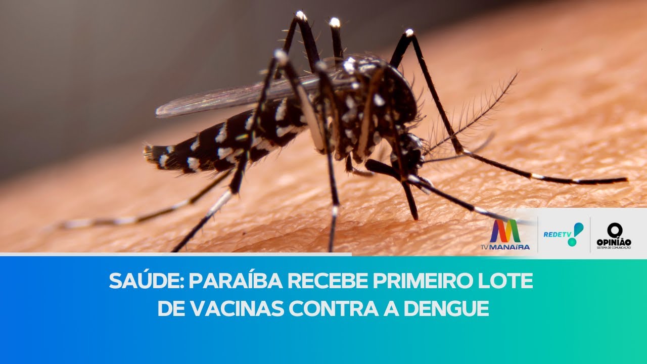 SAÚDE: Paraíba recebe primeiro lote de vacinas contra a dengue