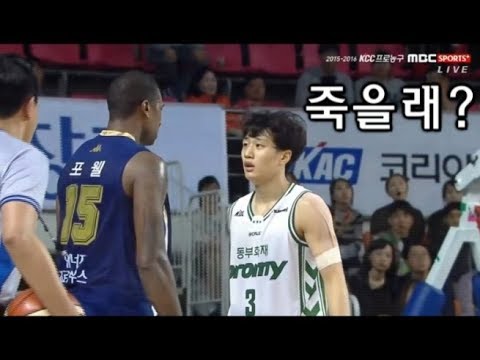 흑인용병과 국내선수의 일촉즉발